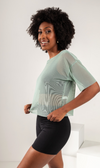 Tule Cropped Green