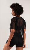Tule Cropped Black