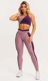 Set Dopamine Simetry Purple Legging + Top