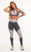 Set Dopamine Milstone Gray Legging + Top