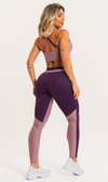Set Dopamine Simetry Purple Legging + Top