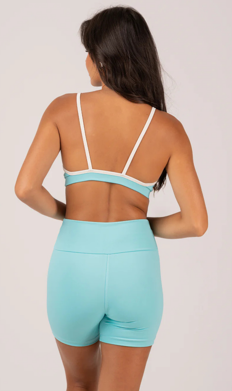 SET Gabi Short + Sport Bra Blue