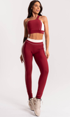 Set Dopamine Nifty Carmine Legging + Top