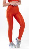 Legging Textured Brocada Orange