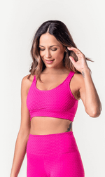 Sport Bra Texturized Power Jakar Pink